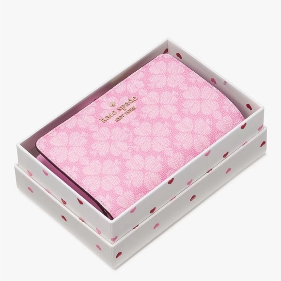 Kate Spade Spade Flower Boxed Medium Bifold Wallet - Picture 1 of 12